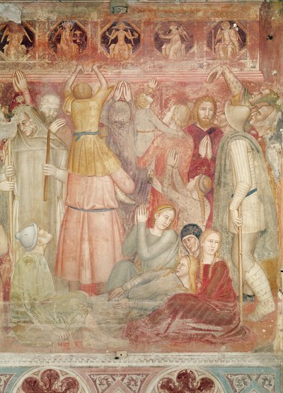 Die Predigt des Heiligen Petrus Martyr, ca. 1366-68 von Andrea di Bonaiuto